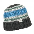 BARTS | Bonnet gar�on � rayures et � revers gris