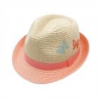 MAXIMO | Kids Girl Chapeau Trilby Broderie Papillon 