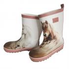 MAXIMO | Bottes en caoutchouc avec motif cheval et doublure en jersey pour filles 