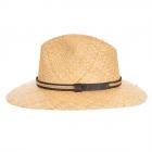 Chapeau de paille avec ruban nature