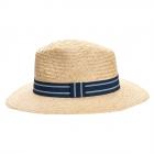 HUTTER | Chapeau Panama avec noeud bicolore unisexe nature