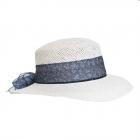HUTTER | Chapeau de paille � bord large pour femme blanc