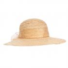 Chapeau de paille en raphia pour femmes nature