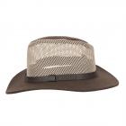 HUTTER | Chapeau australien avec filet marron