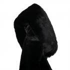 FASHION | Echarpe col femme en fausse fourrure noir