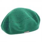 SEEBERGER | Bonnet basque femme avec strass vert