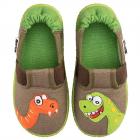 NANGA | Pantoufles mi-hautes pour enfants Nessi en coton vert
