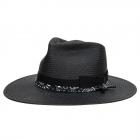 STETSON | Chapeau de paille femme Outdoor noir