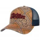 STETSON | Casquette trucker � visi�re Vintage Print bleu moyen