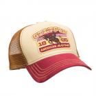 STETSON | Casquette camionneur multicolore avec motif bordeaux