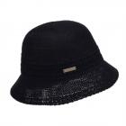 SEEBERGER | coton-paper mix cloche avec motif noir