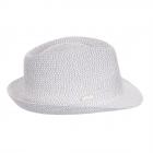 SEEBERGER | Trilby en fibres de papier blanc