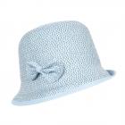 SEEBERGER | Cloche de bordure en papier avec revers bleu clair