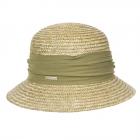 SEEBERGER | Chapeau de paille cloche pour dames vert