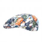 ALFONSO D'ESTE | Casquette plate color�e 100% coton bleu