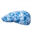 ALFONSO D'ESTE | Casquette plate en coton pour les jours ensoleill�s bleu