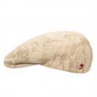 ALFONSO D'ESTE | Casquette plate 100% coton beige