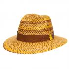 ALFONSO D'ESTE | Chapeau Panama color� pour homme cognac