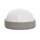 ALFONSO D'ESTE | Bonnet de docker unisexe 100% coton gris clair