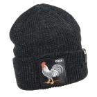 GOORIN | Motif : Cock Beanie Bonnet tricot� avec revers noir