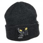 GOORIN | Motif : MENACE Bonnet tricot� avec revers noir