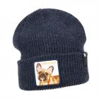 GOORIN | Motif : High Cass Watch Cap Bonnet tricot� avec rabat bleu