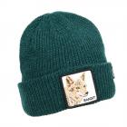 GOORIN | Motif : Bandit Watch Cap Bonnet tricot� avec revers vert bouteille