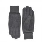 FASHION | Gant pour homme en tissu avec poignet en tricot anthracite