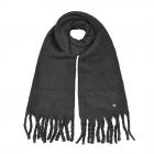 FASHION | Foulard d'hiver pour femmes avec lurex et franges 40x190 cm noir