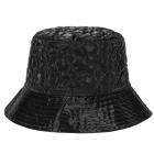 FASHION | Chapeau de p�cheur styl� pour femme Bucket Hat matelass� et imperm�able noir
