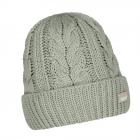 BARTS | Bonnet tricot� avec motif torsad� et revers olive