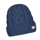 BARTS | Bonnet tricot� avec motif torsad� et revers jeans