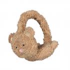 BARTS | Cache-oreilles moelleux en fourrure synth�tique ajustables pour enfants marron clair