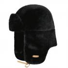 BARTS | Bonnet bomber en fausse fourrure pour femme noir