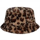 BARTS | Chapeau de p�cheur femme en fausse fourrure avec doublure en satin animal