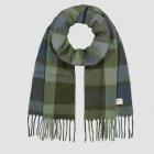 BARTS | �charpe homme � carreaux �charpe d'hiver douce au design damier olive