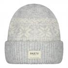 BARTS | Bonnet femme en tricot avec imprim� hiver et revers gris clair