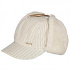 BARTS | Bonnet en laine pour femmes avec oreillettes r�glables blanc laine
