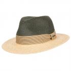 STETSON | Chapeau de paille Traveller en toyo raphia pour hommes olive