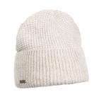 SEEBERGER | Bonnet tricot� pour femmes avec revers en fil doux nature