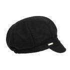 SEEBERGER | Bonnet ballon en tissu pour femme noir