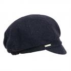 SEEBERGER | Bonnet ballon en tissu pour femme bleu