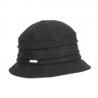 SEEBERGER | Chapeau femme Cloche en forme de cloche noir
