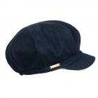 SEEBERGER | Bonnet femme en jean avec fourrure synth�tique bleu
