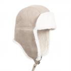 SEEBERGER | Bonnet bomber douillet pour femmes Chapka en fourrure synth�tique douce blanc laine