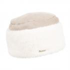 SEEBERGER | Bonnet femme Toque en fourrure synth�tique blanc laine