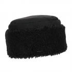 SEEBERGER | Bonnet femme Toque en fourrure synth�tique noir
