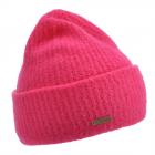 SEEBERGER | Bonnet tricot� pour femmes avec revers en structure c�tel�e 