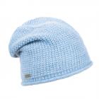 SEEBERGER | Bonnet femme Headsock avec design en tricot fin jeans