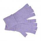 SEEBERGER | Gants tricot�s sans doigts pour femmes viola